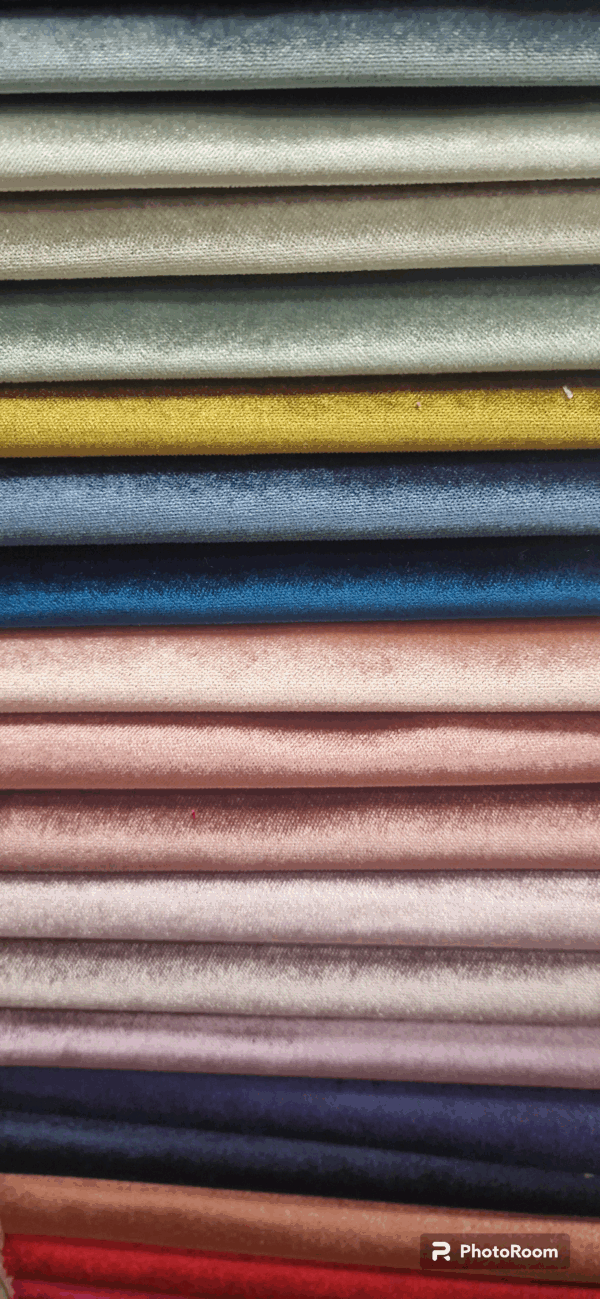Tissus velours uni