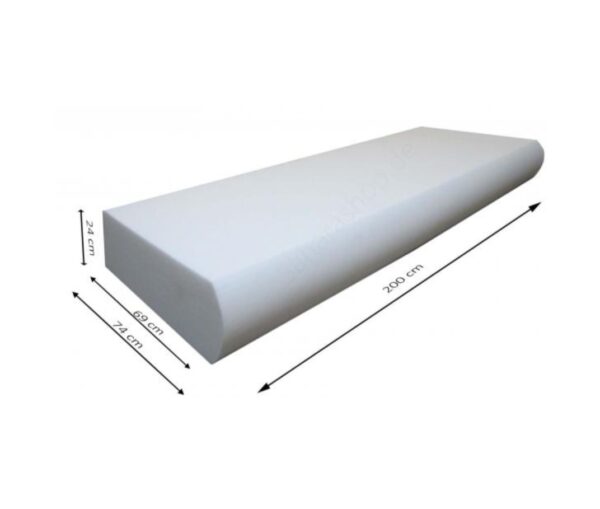 Matelas en mousse arrondie pour canapés marocains